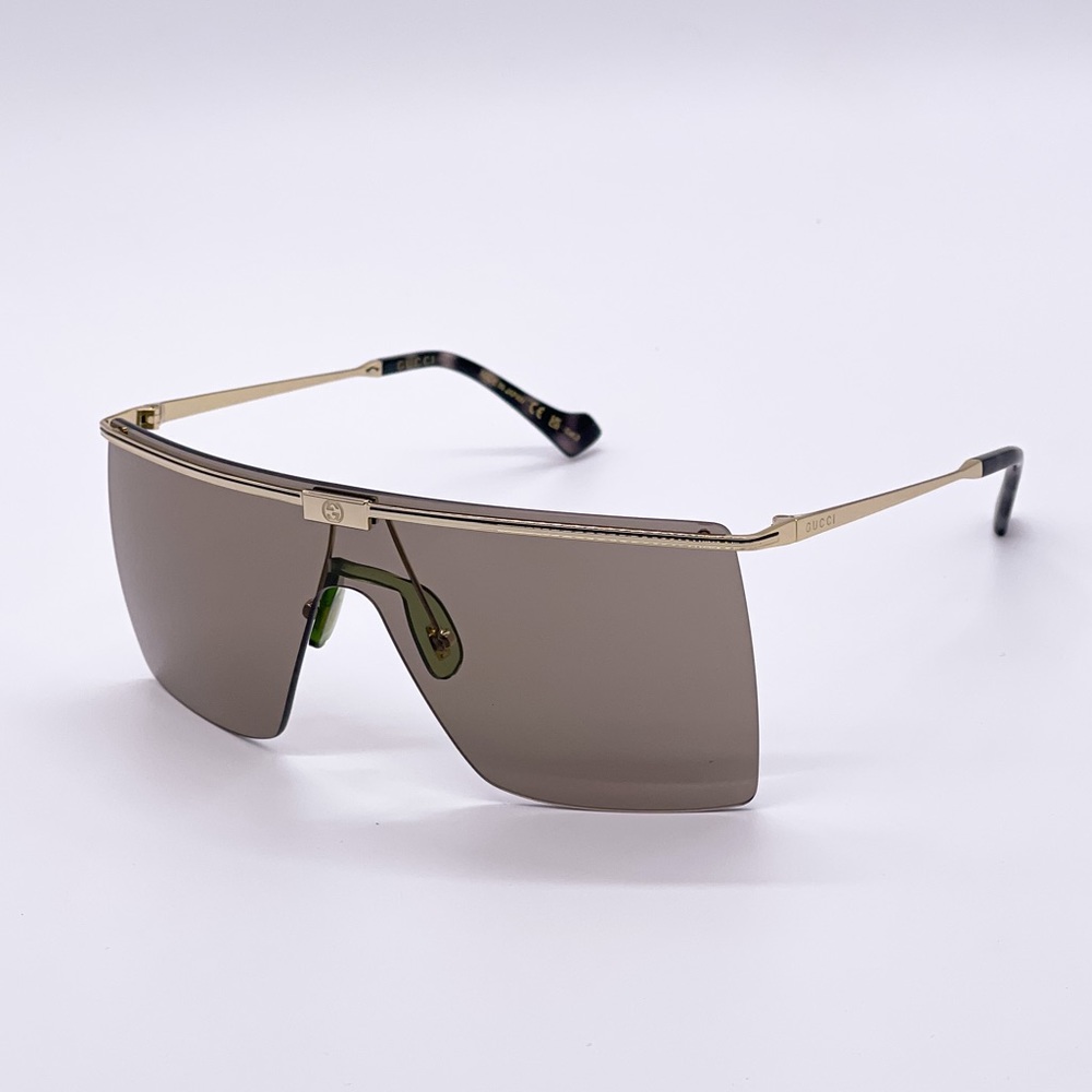NEW GUCCI GG1096S 002 UNISEX SHIELD SUNGLASSES GUCCI GG1096S - Picture 3 of 14